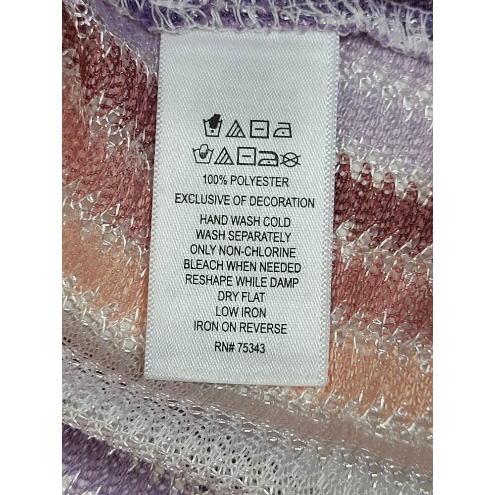 Haute Hippie Style Boho Sheer Dress Beach Swim Cover-up Womens Large - Picture 10 of 10